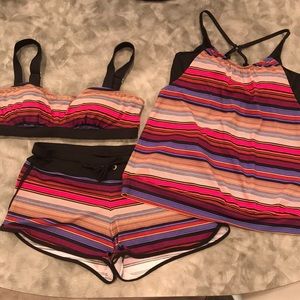 Athleta 3 Pc bikini